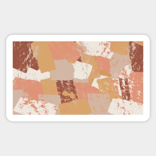 Abstract Brush Strokes Sticker